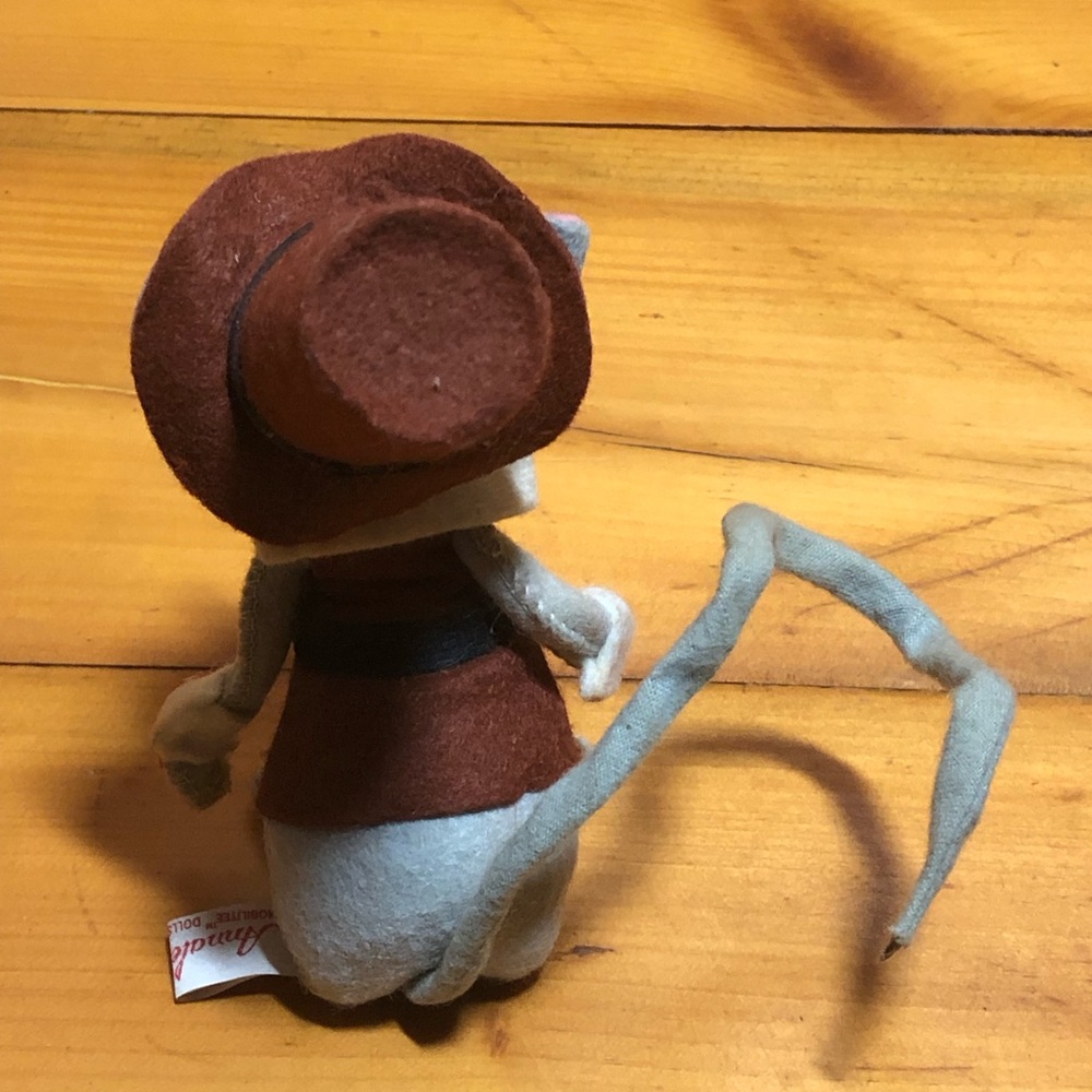 Wide Eyed Pilgrim Mouse 6 Inches Annalee Doll 1981 Hard To Find - Picture 3 of 6